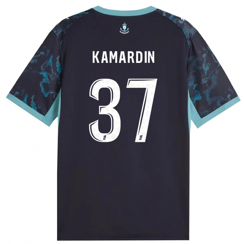Danxen Pánské Aaron Kamardin #37 Světle Tyrkysová Bílá Černá Daleko Hráčské Dresy 2026/27 Dres