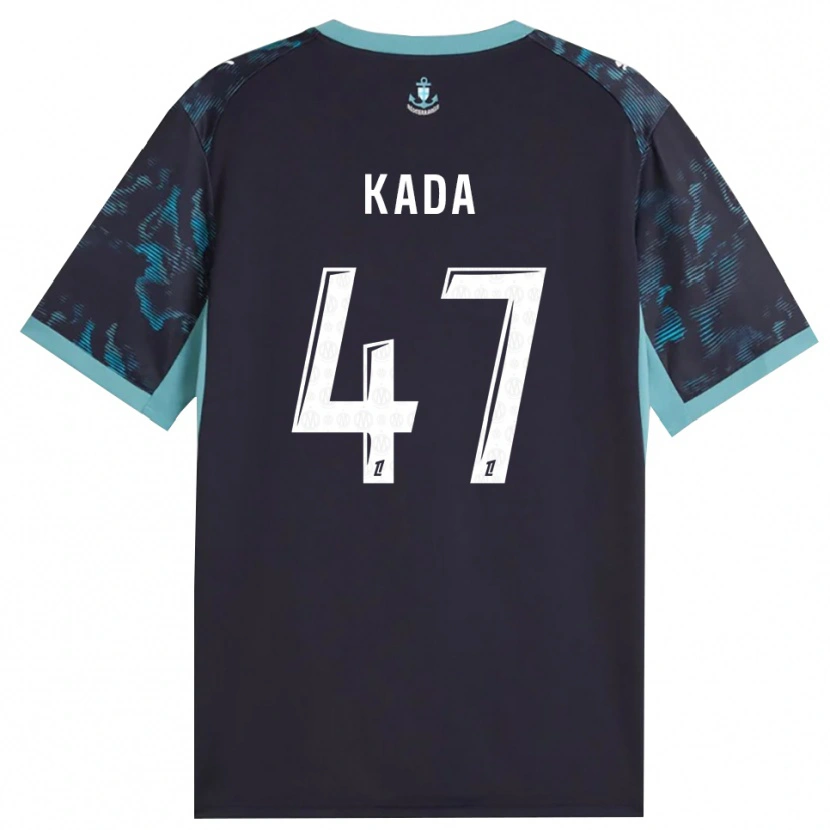 Danxen Pánské Joakim Kada #47 Světle Tyrkysová Bílá Černá Daleko Hráčské Dresy 2026/27 Dres