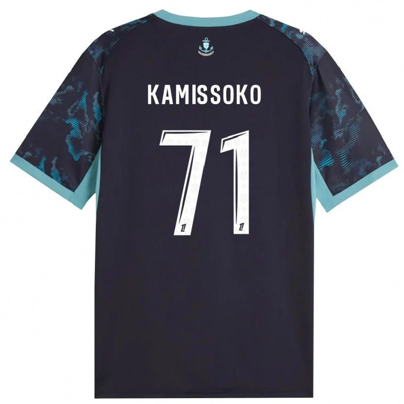 Danxen Pánské Nouhoum Kamissoko #71 Světle Tyrkysová Bílá Černá Daleko Hráčské Dresy 2026/27 Dres