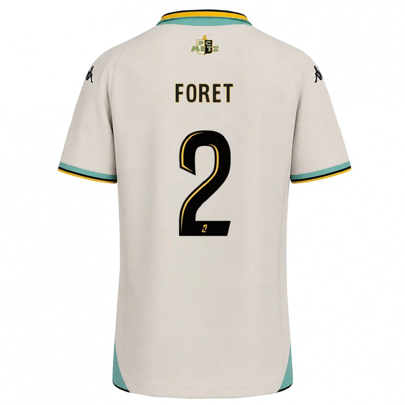 Danxen Pánské Adam Foret #2 Květinově Bílá Černá Daleko Hráčské Dresy 2026/27 Dres