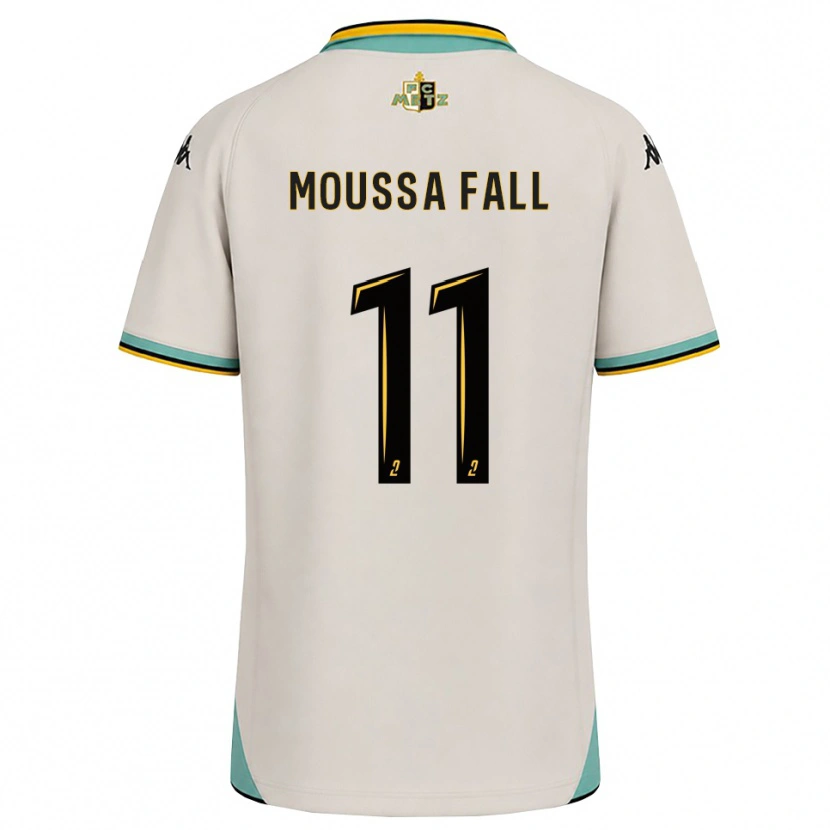 Danxen Pánské Pape Moussa Fall #11 Květinově Bílá Černá Daleko Hráčské Dresy 2026/27 Dres
