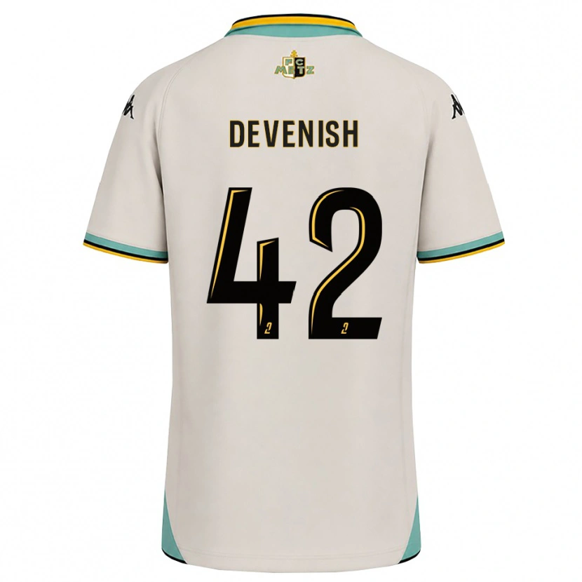 Danxen Pánské Cristian Devenish #42 Květinově Bílá Černá Daleko Hráčské Dresy 2026/27 Dres