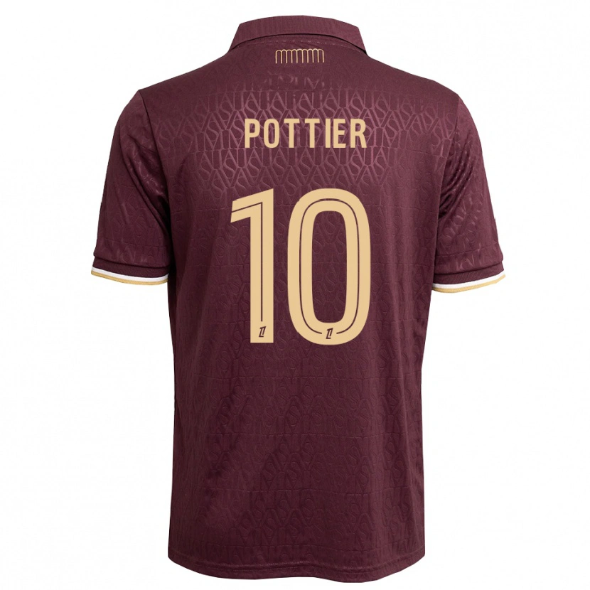 Danxen Pánské Morgan Pottier #10 Hnědočervená Pískově Hnědá Daleko Hráčské Dresy 2026/27 Dres