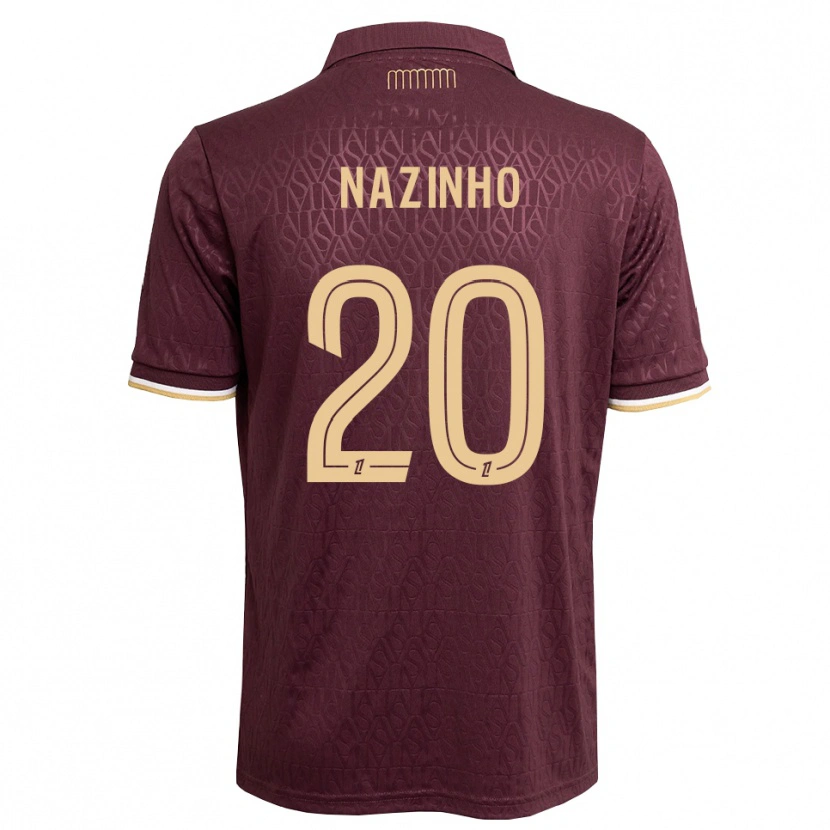 Danxen Pánské Flávio Basilua Jacinto Dos Nazinho #20 Hnědočervená Pískově Hnědá Daleko Hráčské Dresy 2026/27 Dres