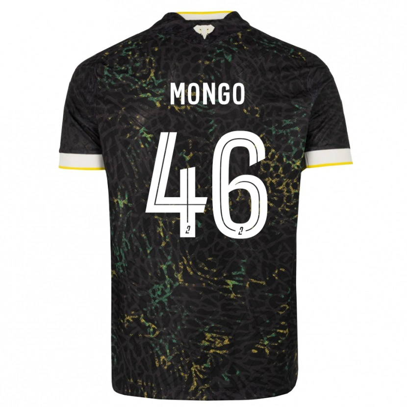 Danxen Pánské Enzo Mongo #46 Černá Bílá Žlutá Daleko Hráčské Dresy 2026/27 Dres