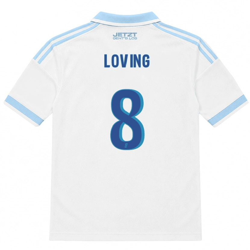 Danxen Pánské Emma Loving #8 Světle Nebesky Modrá Bílá Červená Daleko Hráčské Dresy 2026/27 Dres