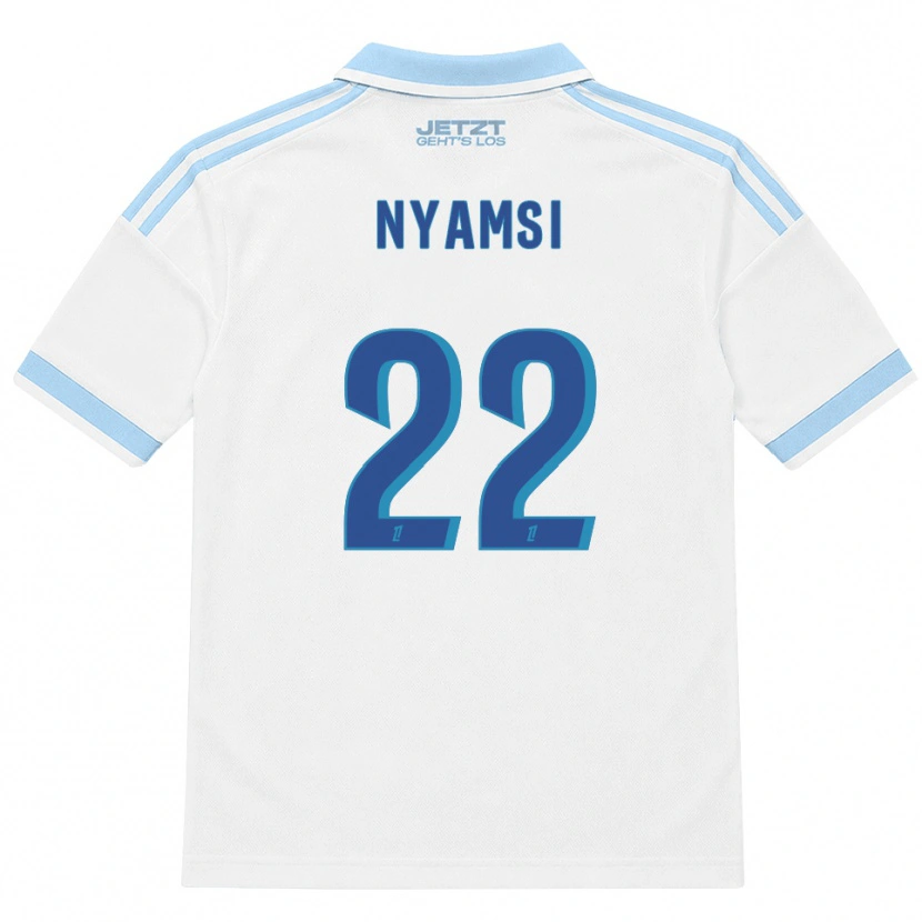 Danxen Pánské Gerzino Nyamsi #22 Světle Nebesky Modrá Bílá Červená Daleko Hráčské Dresy 2026/27 Dres