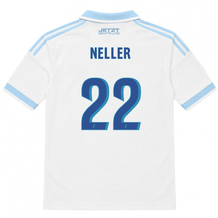 Danxen Pánské Chloé Neller #22 Světle Nebesky Modrá Bílá Červená Daleko Hráčské Dresy 2026/27 Dres