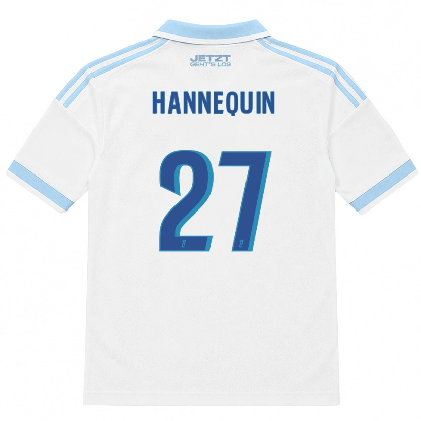 Danxen Pánské Laurine Hannequin #27 Světle Nebesky Modrá Bílá Červená Daleko Hráčské Dresy 2026/27 Dres