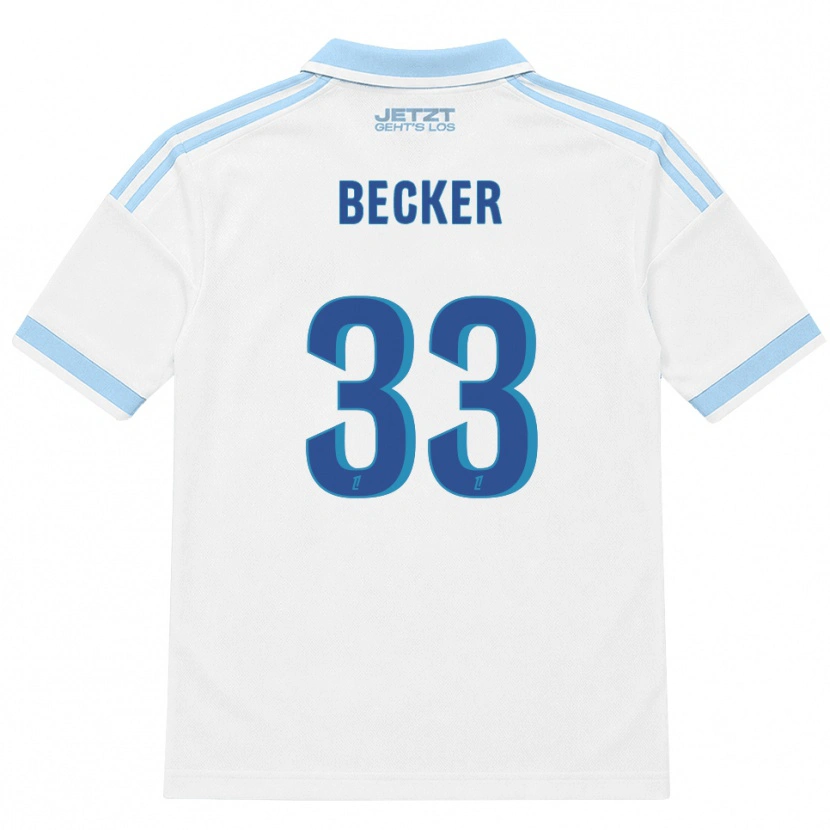 Danxen Pánské Yoann Becker #33 Světle Nebesky Modrá Bílá Červená Daleko Hráčské Dresy 2026/27 Dres
