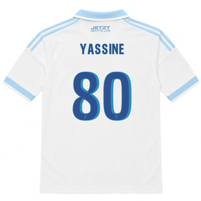 Danxen Pánské Gessime Yassine #80 Světle Nebesky Modrá Bílá Červená Daleko Hráčské Dresy 2026/27 Dres