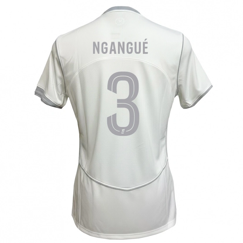 Danxen Pánské Maurice Ngangué #3 Bílá Šedá Daleko Hráčské Dresy 2026/27 Dres