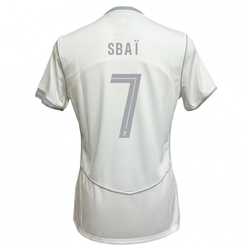 Danxen Pánské Amine Sbaï #7 Bílá Šedá Daleko Hráčské Dresy 2026/27 Dres