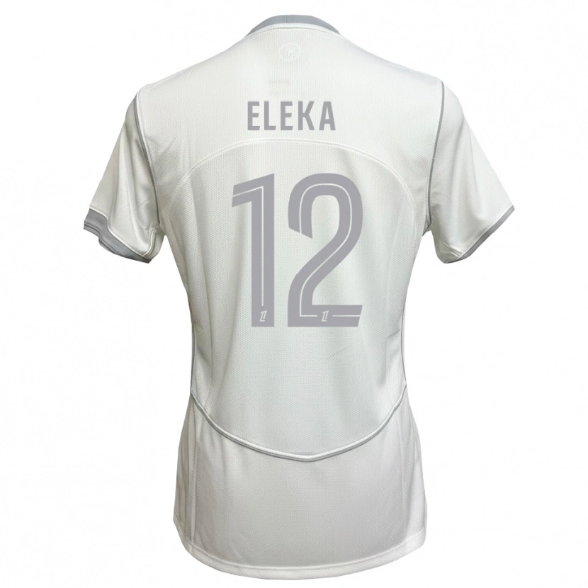 Danxen Pánské Nathan Eleka #12 Bílá Šedá Daleko Hráčské Dresy 2026/27 Dres