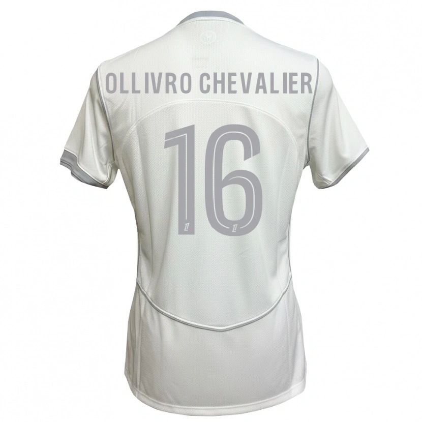 Danxen Pánské Sacha Ollivro Chevalier #16 Bílá Šedá Daleko Hráčské Dresy 2026/27 Dres