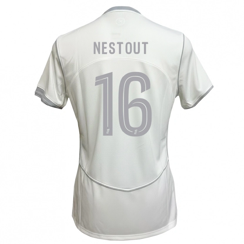 Danxen Pánské Yves-Thomas Nestout #16 Bílá Šedá Daleko Hráčské Dresy 2026/27 Dres