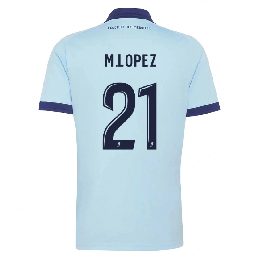 Danxen Pánské Maxime Lopez #21 Kukuřičně Modrá Černá Daleko Hráčské Dresy 2026/27 Dres