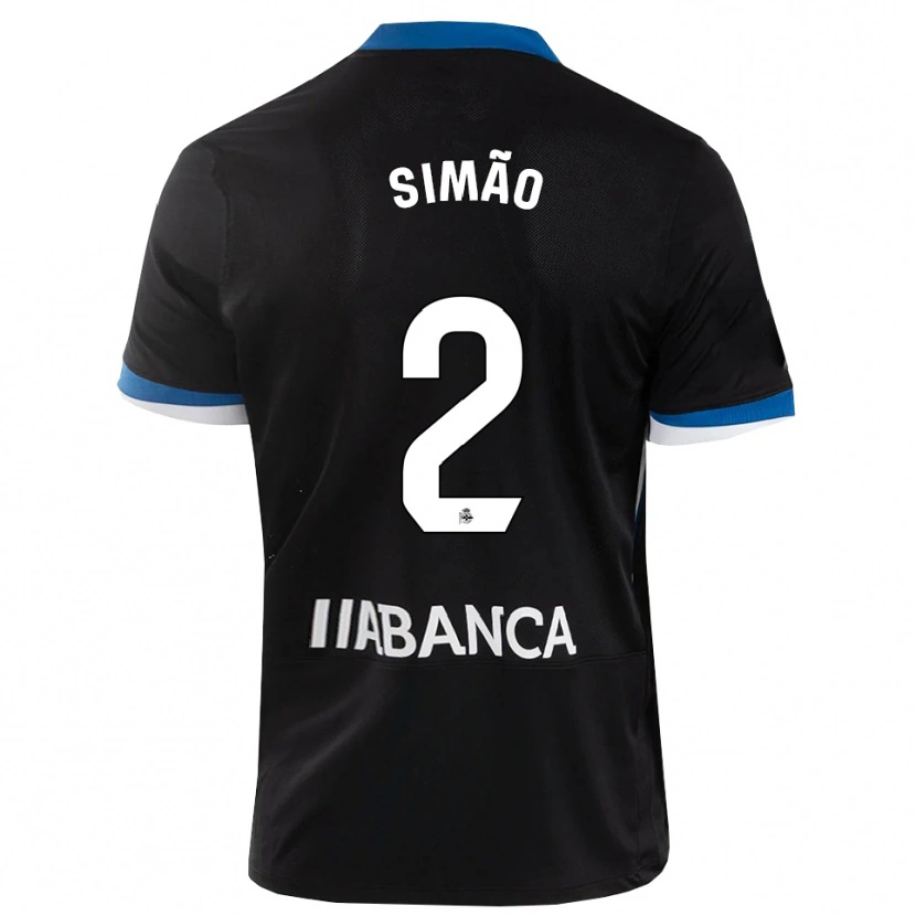 Danxen Pánské Iano Simão #2 Černá Modrá Bílá Daleko Hráčské Dresy 2026/27 Dres