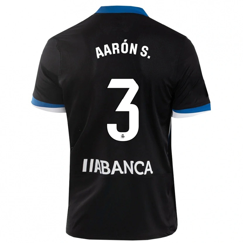 Danxen Pánské Aarón Sánchez #3 Černá Modrá Bílá Daleko Hráčské Dresy 2026/27 Dres