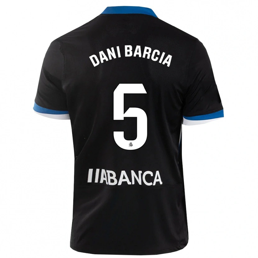 Danxen Pánské Dani Barcia #5 Černá Modrá Bílá Daleko Hráčské Dresy 2026/27 Dres