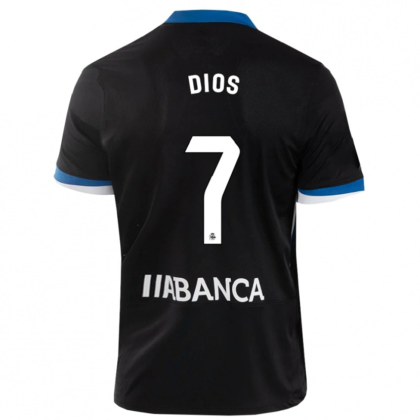 Danxen Pánské Eva Dios #7 Černá Modrá Bílá Daleko Hráčské Dresy 2026/27 Dres