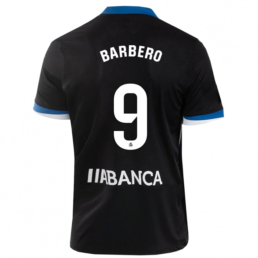 Danxen Pánské Iván Barbero #9 Černá Modrá Bílá Daleko Hráčské Dresy 2026/27 Dres