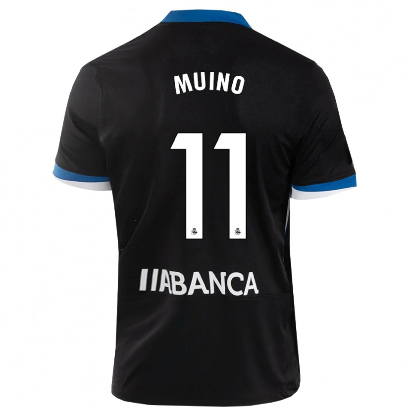 Danxen Pánské Rosalía Muiño #11 Černá Modrá Bílá Daleko Hráčské Dresy 2026/27 Dres