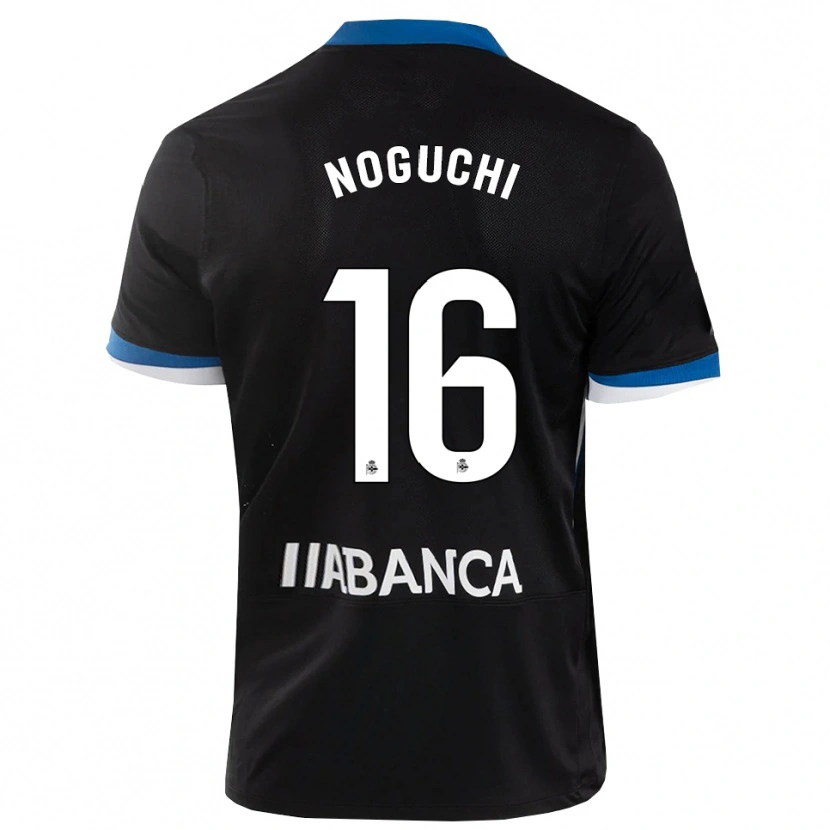 Danxen Pánské Ayaka Noguchi #16 Černá Modrá Bílá Daleko Hráčské Dresy 2026/27 Dres