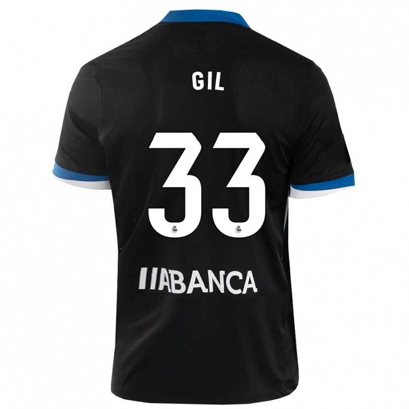 Danxen Pánské Iker Gil #33 Černá Modrá Bílá Daleko Hráčské Dresy 2026/27 Dres