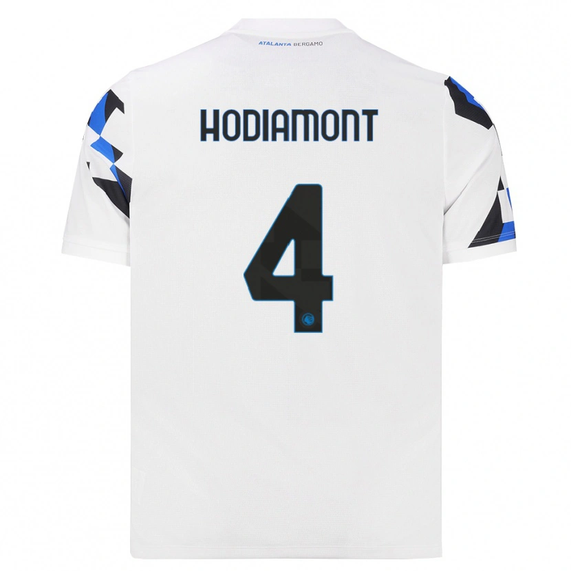 Danxen Pánské Lyam Hodiamont #4 Bílá Červená Modrá Daleko Hráčské Dresy 2026/27 Dres
