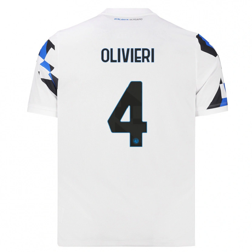Danxen Pánské Francesco Olivieri #4 Bílá Červená Modrá Daleko Hráčské Dresy 2026/27 Dres