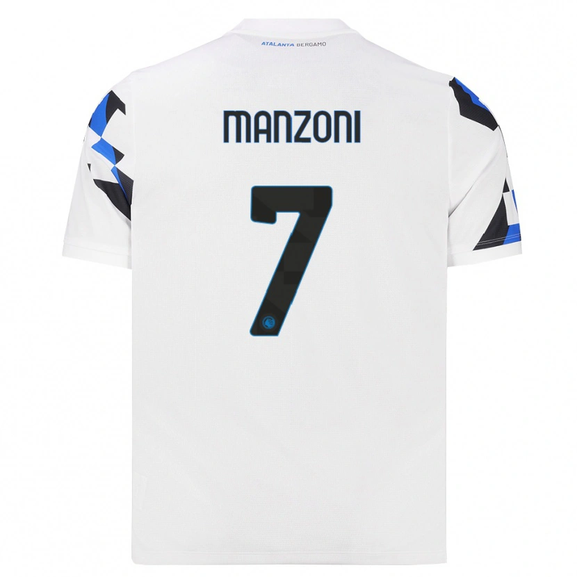 Danxen Pánské Alberto Manzoni #7 Bílá Červená Modrá Daleko Hráčské Dresy 2026/27 Dres
