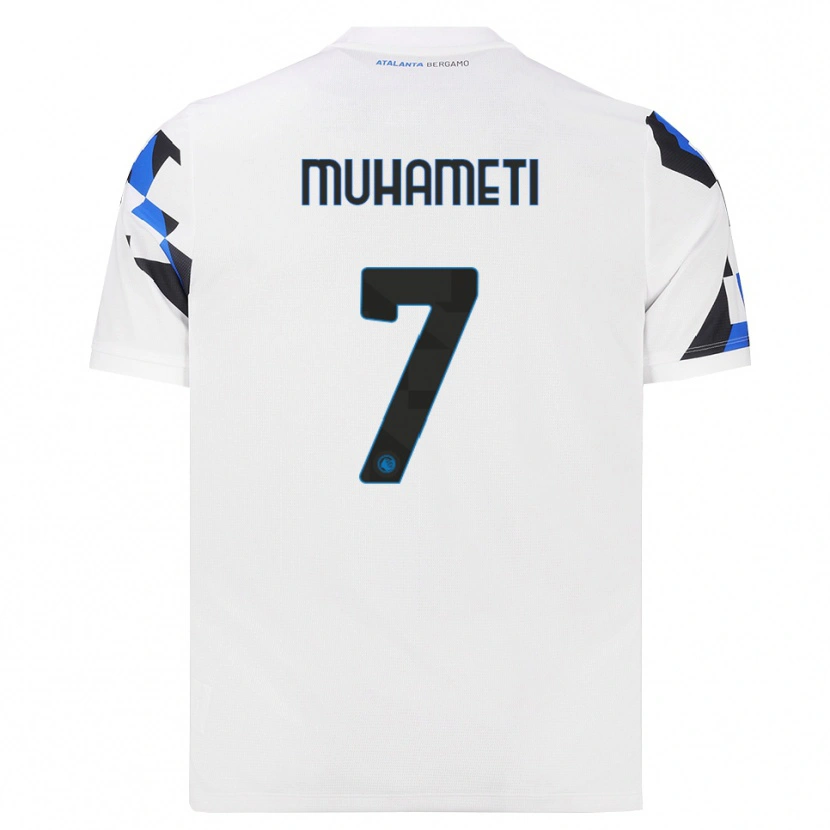 Danxen Pánské Endri Muhameti #7 Bílá Červená Modrá Daleko Hráčské Dresy 2026/27 Dres