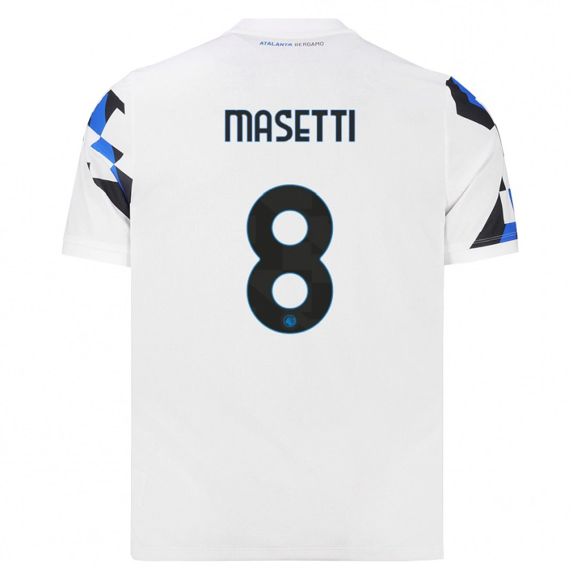 Danxen Pánské Francesco Masetti #8 Bílá Červená Modrá Daleko Hráčské Dresy 2026/27 Dres