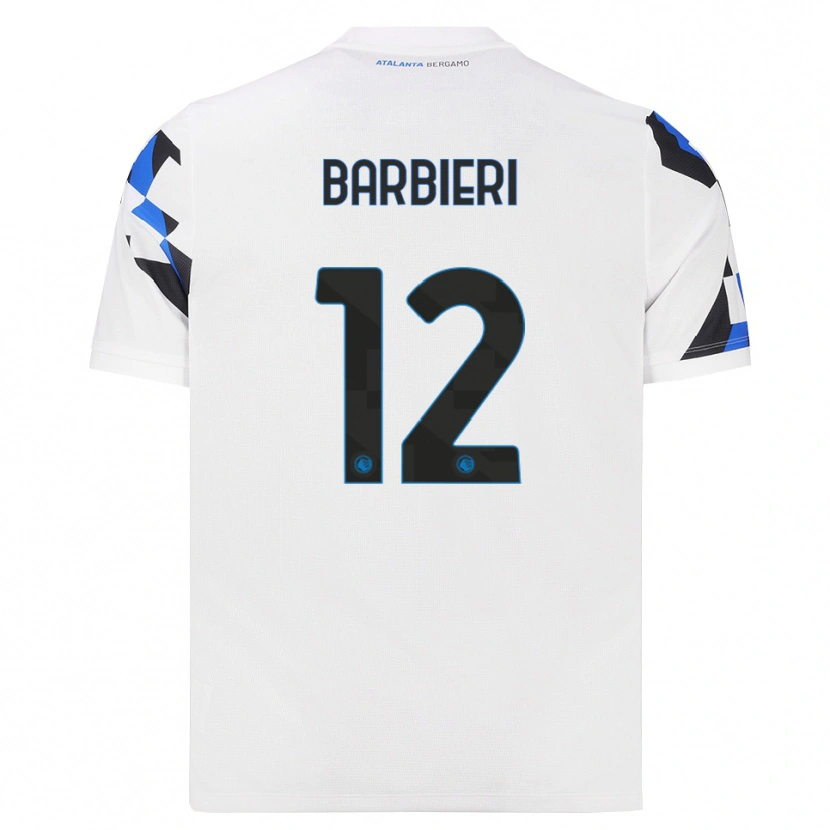 Danxen Pánské Alessandro Barbieri #12 Bílá Červená Modrá Daleko Hráčské Dresy 2026/27 Dres