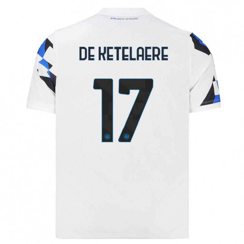 Danxen Pánské Charles De Ketelaere #17 Bílá Červená Modrá Daleko Hráčské Dresy 2026/27 Dres