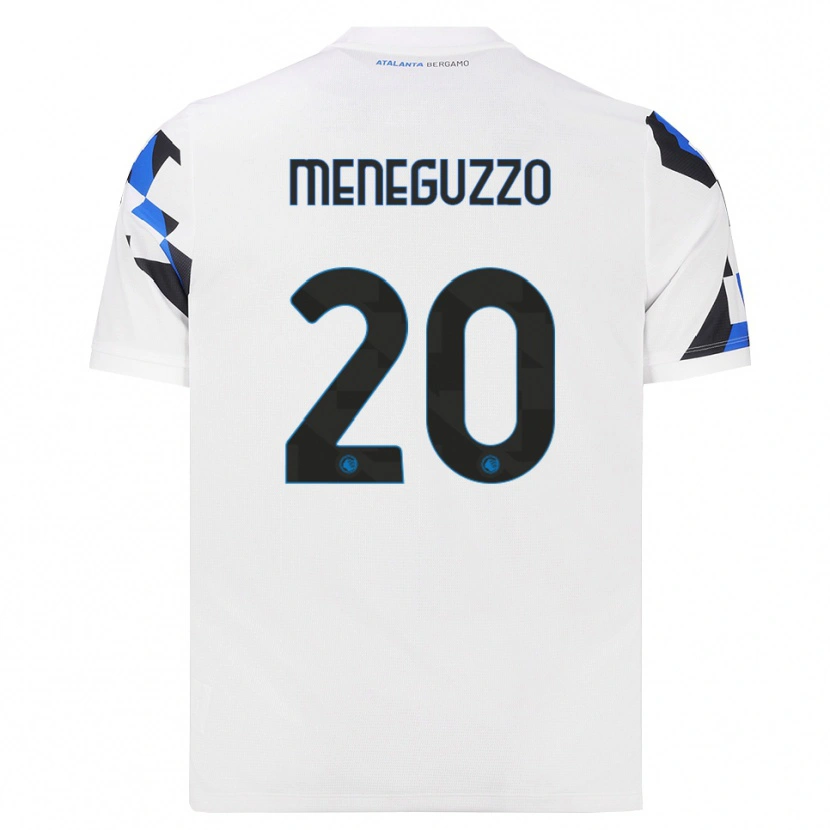 Danxen Pánské Davide Meneguzzo #20 Bílá Červená Modrá Daleko Hráčské Dresy 2026/27 Dres