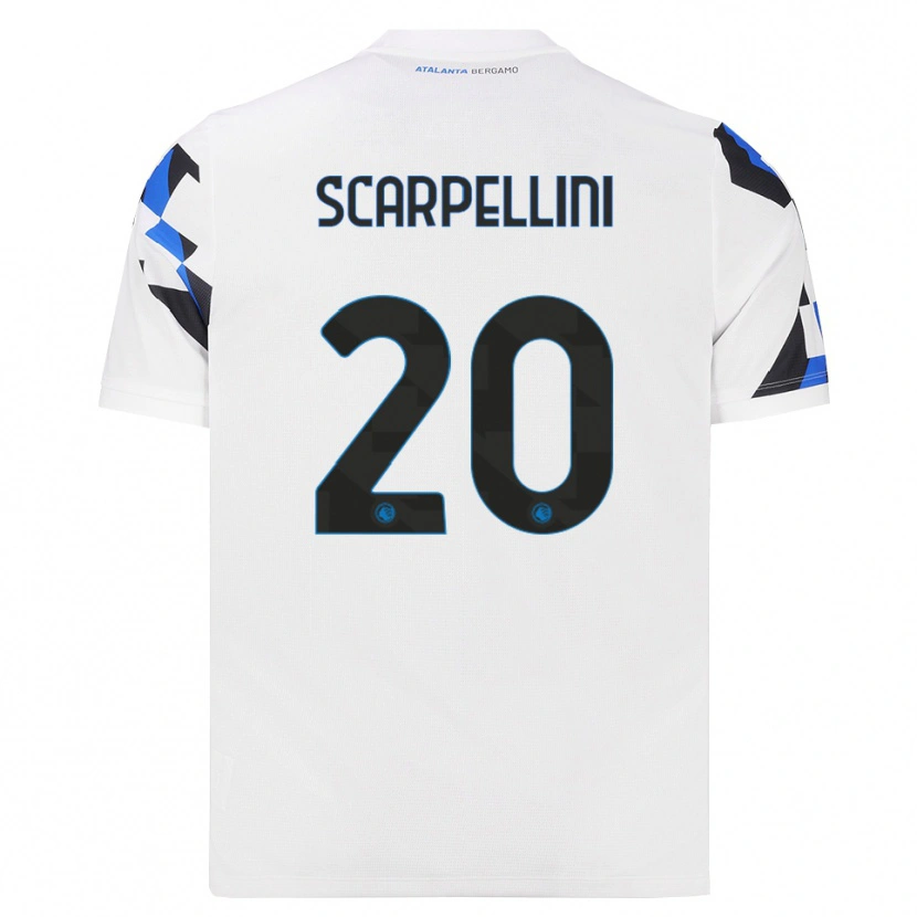 Danxen Pánské Andrea Scarpellini #20 Bílá Červená Modrá Daleko Hráčské Dresy 2026/27 Dres