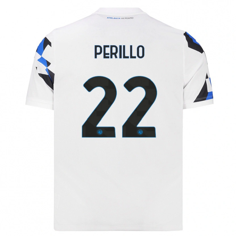 Danxen Pánské Diego Perillo #22 Bílá Červená Modrá Daleko Hráčské Dresy 2026/27 Dres