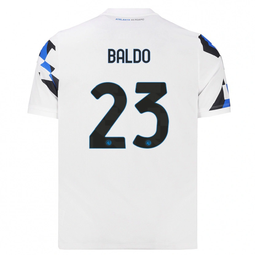Danxen Pánské Nicolò Baldo #23 Bílá Červená Modrá Daleko Hráčské Dresy 2026/27 Dres