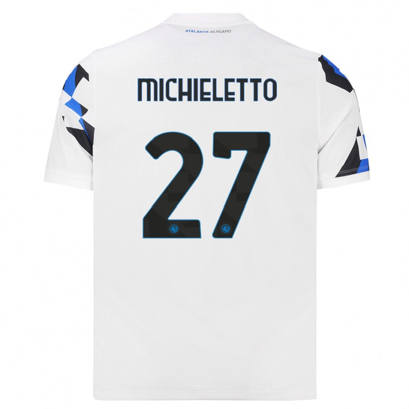Danxen Pánské Andrea Michieletto #27 Bílá Červená Modrá Daleko Hráčské Dresy 2026/27 Dres