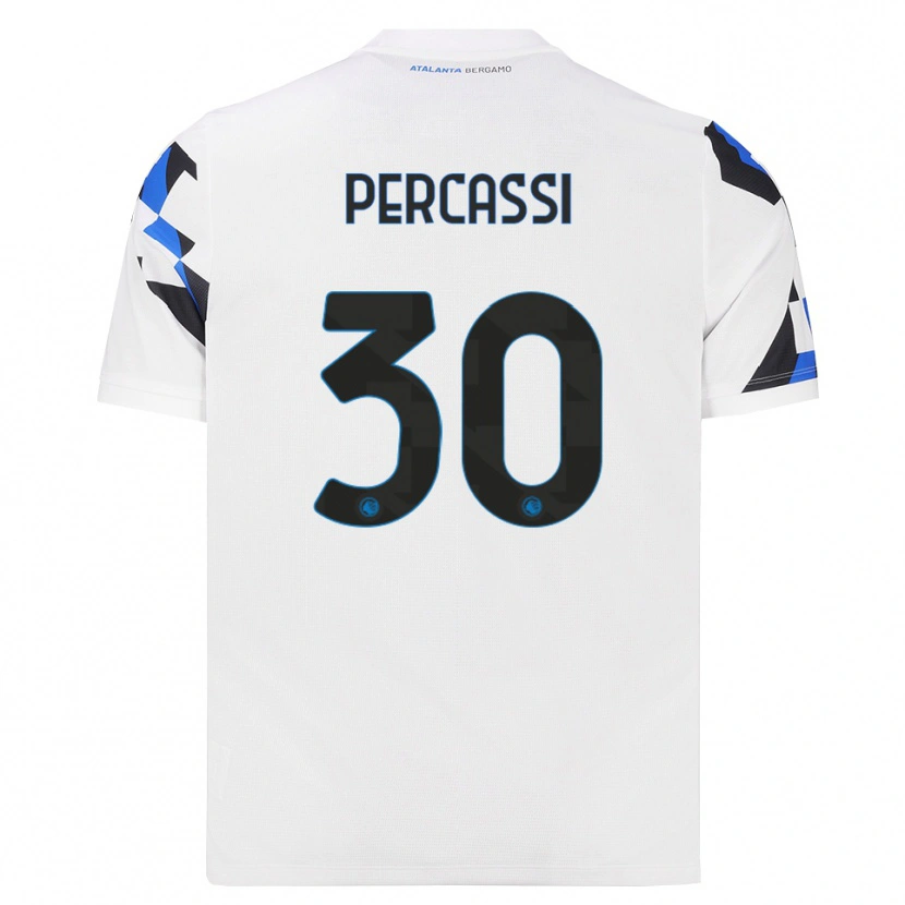 Danxen Pánské Giovanni Percassi #30 Bílá Červená Modrá Daleko Hráčské Dresy 2026/27 Dres