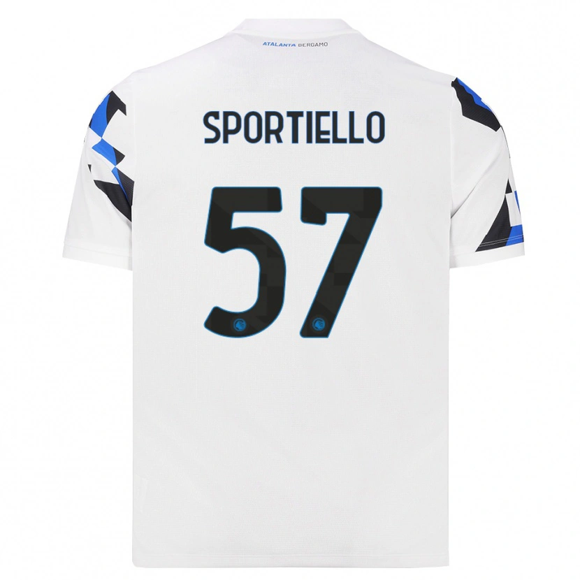 Danxen Pánské Marco Sportiello #57 Bílá Červená Modrá Daleko Hráčské Dresy 2026/27 Dres