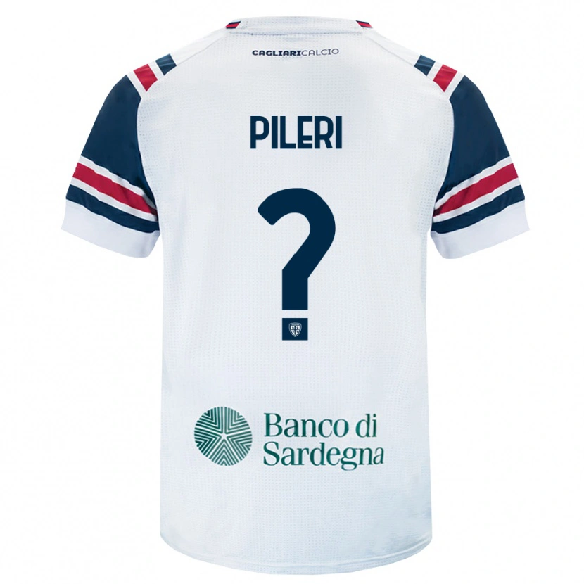 Danxen Pánské Matteo Pileri #0 Bílá Červená Zelená Daleko Hráčské Dresy 2026/27 Dres