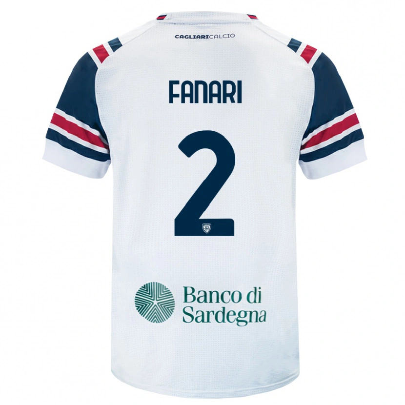 Danxen Pánské Leonardo Fanari #2 Bílá Červená Zelená Daleko Hráčské Dresy 2026/27 Dres