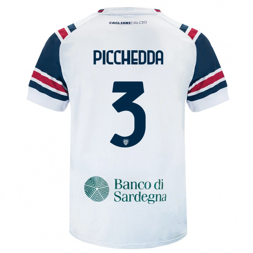 Danxen Pánské Marco Picchedda #3 Bílá Červená Zelená Daleko Hráčské Dresy 2026/27 Dres