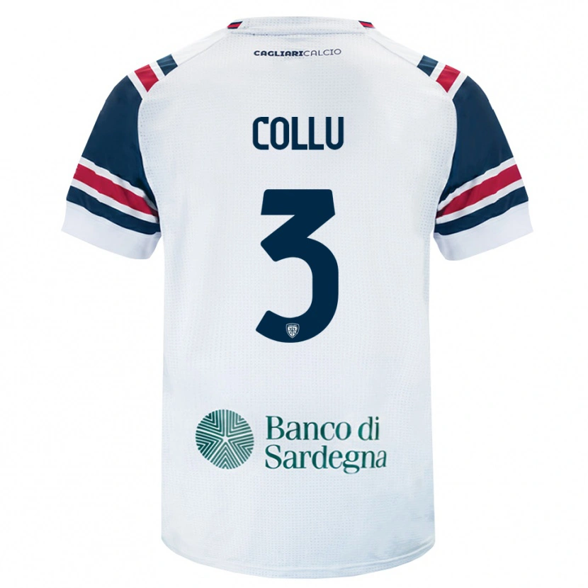 Danxen Pánské Davide Collu #3 Bílá Červená Zelená Daleko Hráčské Dresy 2026/27 Dres