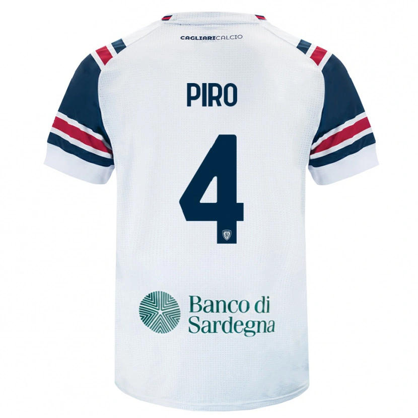 Danxen Pánské Samuele Piro #4 Bílá Červená Zelená Daleko Hráčské Dresy 2026/27 Dres