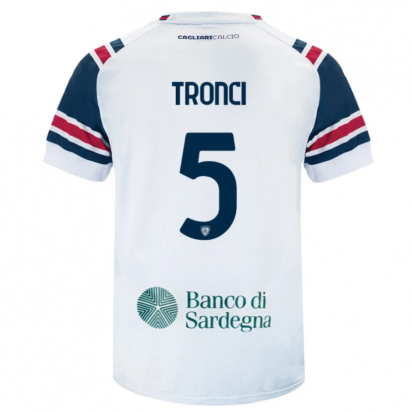 Danxen Pánské Luca Tronci #5 Bílá Červená Zelená Daleko Hráčské Dresy 2026/27 Dres