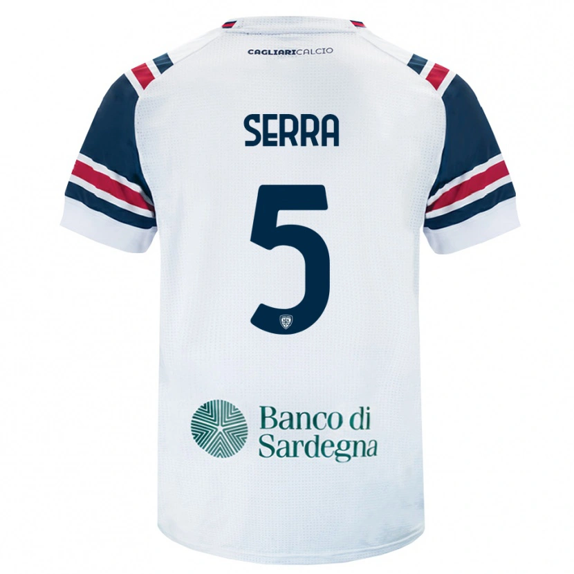Danxen Pánské Davide Serra #5 Bílá Červená Zelená Daleko Hráčské Dresy 2026/27 Dres